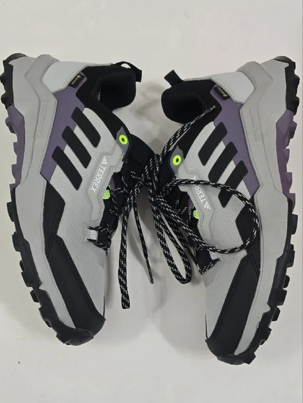 adidas Terrex AX4 Trail Shoes Sz 7.5 — Gray / Black / Purple